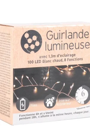 Guirlande électrique 100 LED Authentique